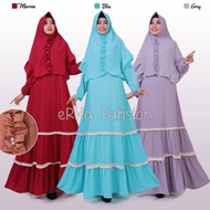 Dress muslim/Gamis erha fashion diamond crepe premium