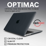 Optimac Crystal Case MacBook Pro 15 Touch Bar A1707 - Hardcase Transparan Slim Premium