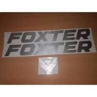 ☒♝♝Foxter Bike Stickers 3Pcs.