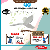 NSB AERATRON AE2+AE3+ 43" 50" 60” DESIGNER DC CEILING FAN REMOTE CONTROL WITH WIFI