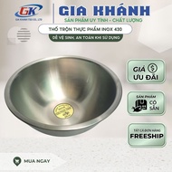 Stainless steel bowl, stainless steel bowl, 430 stainless steel food mixing bowl, stainless steel bo
