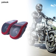 [yuksok] 2Pcs Motorcycle Audio System Audio Amplifier TF Card Multipurpose Motorcycle BT