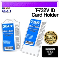 54x85mm Clear ID Card Holder Vertical T-732V ID Sleeve 10pcs ID Protector ATM Size