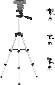 Webcam Tripod, Tripod Camera Stand for Logitech Webcam Brio 4K, C925e, C922 X, C922, C930e, C930, C9