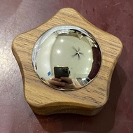 Walnut Wood 7x7mm Design 1 Steam/Hot Water Knob