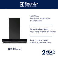 Electrolux 90cm 600 Chimney Extractor Hood - ECT9644KB