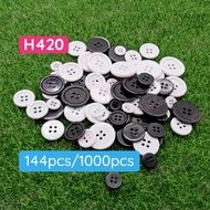 144pcs & 1000pcs H420 Butang Baju Kemeja / Shirt Buttons
