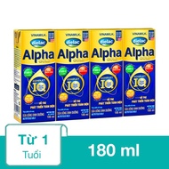 Lốc 4 hộp sữa non pha sẵn Dielac Alpha Gold 180 ml (từ 1 tuổi)