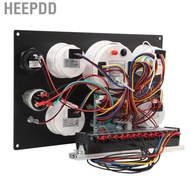 skill-my Boat Gauge Kit  12V 5 Set Multifunction Instrument Panel 0 to 120MPH 8000RPM Red LED 5bar 7