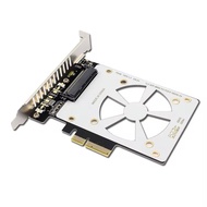 U2X16 PCIE3.0/4.0 X4X8-U.2Adapter card SFF8639Extended card U.2Solid State Drive SSD