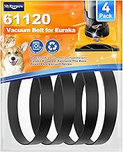 4 Pack Style U Vacuum Belts Compatible with Eureka Airspeed Vacuum AS1000A AS1001A AS2000A 4100 4700