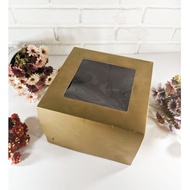 Gold Tart Box/ Gold Box Size 20x20x15/22x22x15/25x25x15/28x28x25/30x30x15cm/2pcs