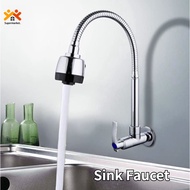 Kitchen Faucet Double Flexible Sink Tap Wall MountedKitchen Faucet Flexible 360 Swivel Sensor