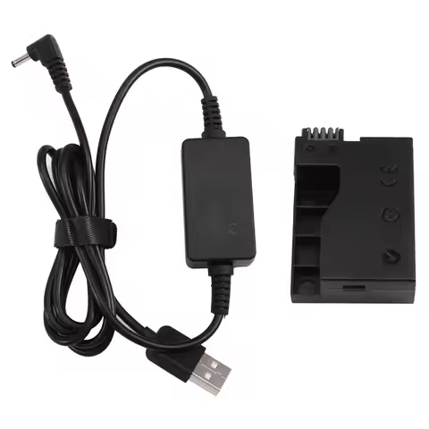 24-Hour Delivery DR-E8 LP-E8 Dummy Battery 5V USB Power Adapter Cable For Canon EOS Rebel T2i T3i T4