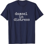 Damsel In Distress Funny Book & TV Troop Archetype T-Shirt Fashion Men's T-Shirt Tops Latest Trendy 