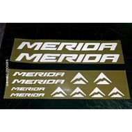 MERIDA BIKE STICKER,TAHAN SEMUA CUACA KUALITI TERBAIK.STICKER BASIKAL,STICKER BICYCLE,ROAD BIKE,MOUN