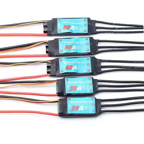 Bidirectional ESC 20A 30A 40A 50A 60A brushless ESC for Remote Control Ship Pneumatic Underwater Pro