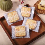 Set of 100 7*10cm cake bags containing onion cakes and snowflake cakes ----- B7 It's For You