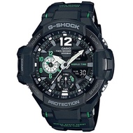 นาฬิกา รุ่น Casio G-Shock นาฬิกาข้อมือผู้ชาย สีดำ/เขียว สายเรซิ่น รุ่น GA-1100-1A3 จากร้าน MIN WATCH