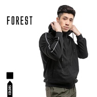 ☊ Forest Cotton Terry Sweatshirt Hoodie Men Jacket Jaket Lelaki - 30374