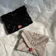 手工編織 編織風小信封收納包 簍空小包包