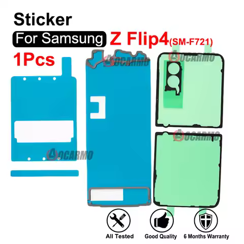 For Samsung Galaxy Z Flip4 Flip 4 5G SM-F721 F7210 Back Cover Adhesive Glue LCD Screen Camera Lens F