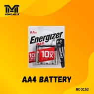 [ORIGINAL] ENERGIZER BATTERY MAX AA / AAA / 9V / AAAA / A23 /A27 / A76 BATTERIES
