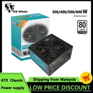 ICE Whale S700 S600 S500 S400  Chassis Power supply 600W 500W 12CM Silent Fan Cost-effective Desktop