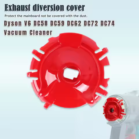 Motor Filter Rear Exhaust Diversion Cover for Dyson V6 Vacuum Cleaner DC58 DC59 DC62 DC72 DC74 Defle