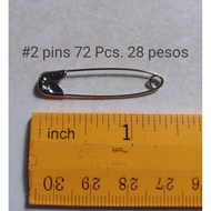pardible pins sold per pack 72 Pcs. 28 pesos.