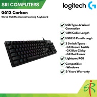 Logitech G512 Carbon Lightsync RGB Mechanical Gaming Keyboard [2-YEARS WARRANTY]