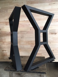 ขาโต๊ะเหล็ก ขาเก้าอี้เหล็กเหล็ก ทำจากเหล็กกล่อง กัลวาไนซ์ 2*1นิ้ว ขนาด50x40cm แข็งแรงไม่เป็นสนิม