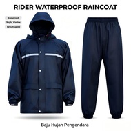 Split Rainproof Raincoat Pant Suit Fit Outdoor Rider Construction Delivery Worker Ready Stock