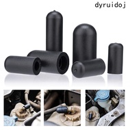 DYRUIDOJ Car Carburetor Vacuum Cover Kit, Rubber Material Black Color Vacuum Rubber Cover Plug Kit, 