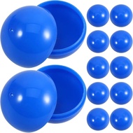 Cabilock 50pcs Plastic Bingo Balls: 3cm Raffle Balls Hollow Game Balls Lost Bingo Ball Replacements 