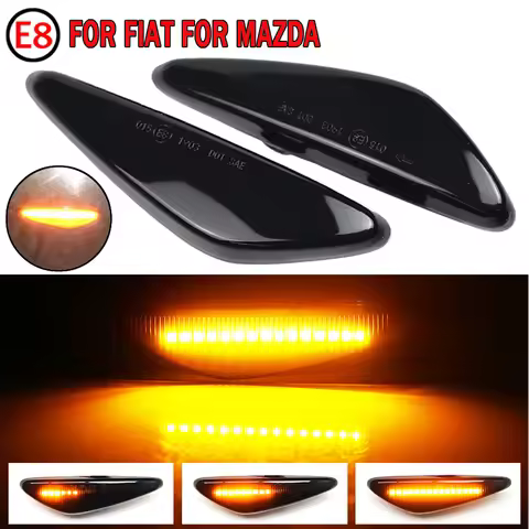 Flashing LED Dynamic Turn Signal Blinker Light For Mazda 5 CW 6 GH MX-5 ND RX-8 Car Side Marker Ligh
