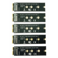 5PCS NVME M2 SSD Adapter Convert Card for MacBook Air Pro Retina 2013-2017 NVME/AHCI SSD Upgrade Kit