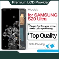 Dynamic AMOLED 6.9'' LCD Replacement for SAMSUNG S20 Ultra SM-G988B/DS Touch Screen Display S20 Ultr