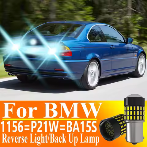 2pcs P21W BA15S 7506 LED Reverse Light Backup Lamp Canbus For BMW E46 E39 E30 E84 E34 F48 E53 F45 F4