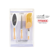 TITANIA  เซ็ตตกแต่งเล็บเท้า 4 ชิ้น นำเข้าจากเยอรมันนี (Softtouch Pedicure Set)