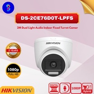 HIKVISION DS-2CE76D0T-LPFS 2MP Dual Light Audio Indoor Fixed Turret Camera