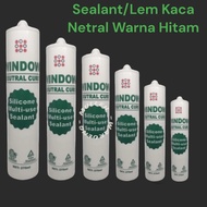 silent kaca hitam / sealent kaca hitam (NETRAL) tidak bau asam