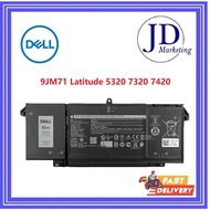Dell 9JM71 7FMXV Latitude 5320 7320 7420 7520 Latitude 5320 2-in-1 Latitude 7320 2-in-1 Laptop Batte