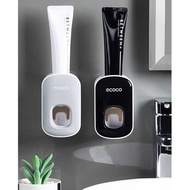 Ecoco toothpaste dispenser for bathroom toothbrushes