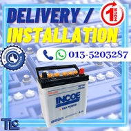 (CAR BATTERY) INCOE NS40ZL 35AH WET ***DELIVERY INSTALLATION*** PERODUA Myvi, Axia, Alza, Bezza, Viv
