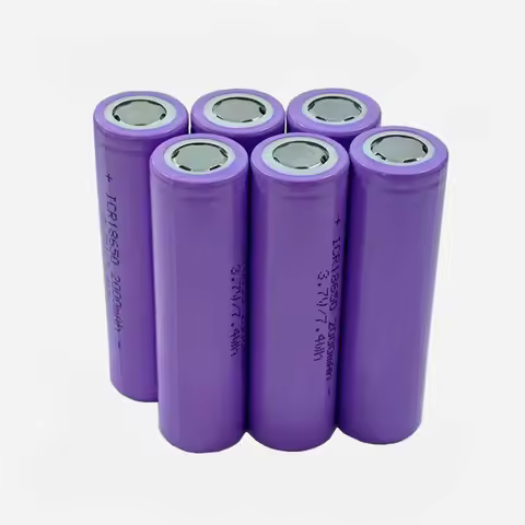 3.7 V ICR18650 Battery 2000mAh 25A Lithium Rechargeable Battery Suitable for Laptop Intercom Instrum