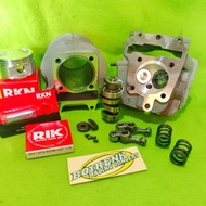 PAKET BORE UP KOP/HEAD BLOK BEAT KZL BEAT FI 150 CC BOYRENK RACING