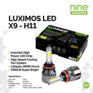 Car LED Luminos Eco9 X9 H4 30W - 3-Color LED Bulb with Warranty