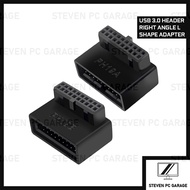 USB 3.0 19Pin 90 degree L Shape Right Angle Adapter Motherboard Converter Connector PC Desktop Compu