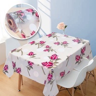 Taplak Meja Makan Motif Bunga/ Taplak Meja Makan Motif Bahan Peva Anti Air/Taplak Meja Makan Plastik